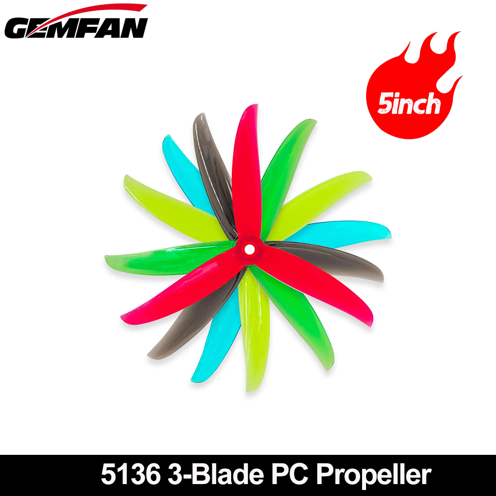 Drone Racing Propeller - Gemfan VANOVER 5136 hélice PC 3