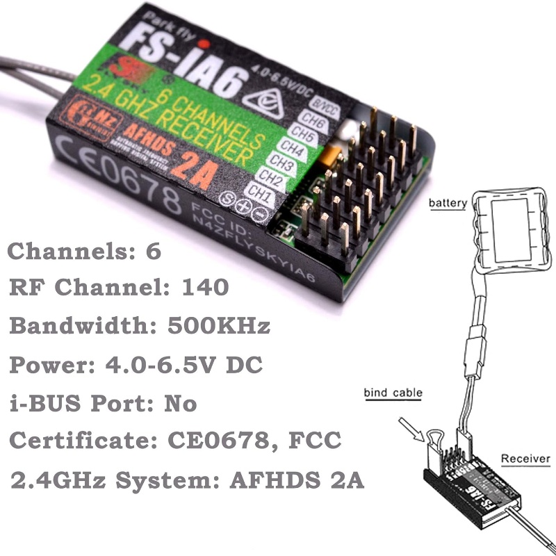 Flysky FS-IA6 récepteur 6CH do - Drone Racing Receiver avis et prix