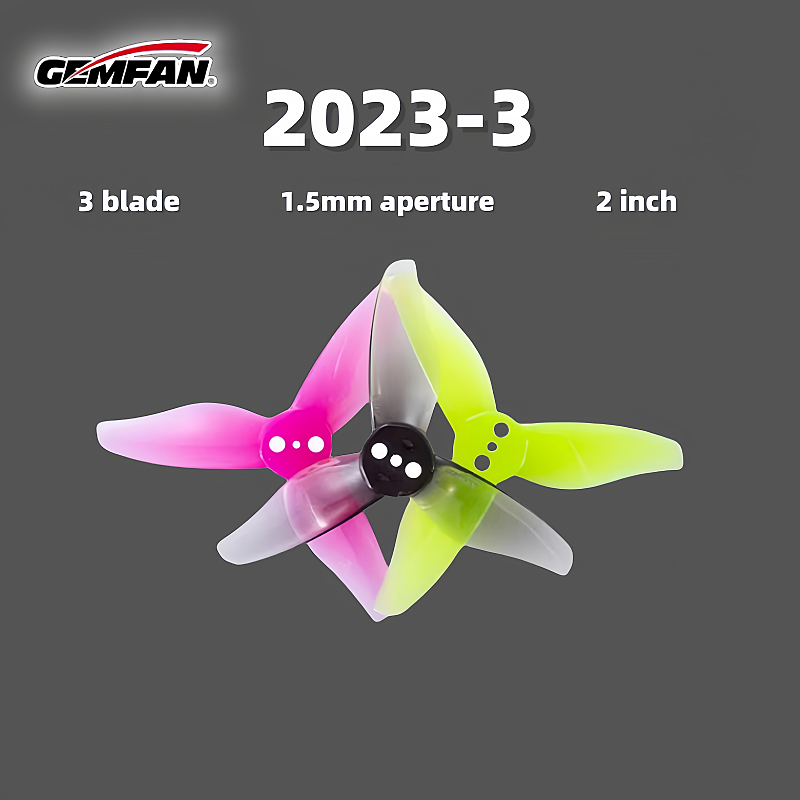 Gemfan 2023 hélice à trois pal - Drone Racing Gate avis et prix