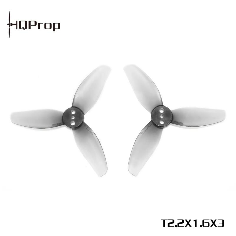 Hélice PC grise Hqprop T2.2x1. - Drone Racing Propeller avis et prix