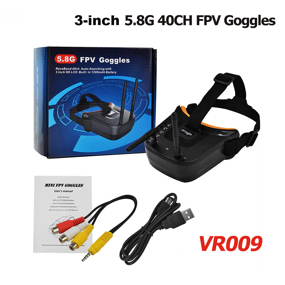 VR009 lunettes vidéo FPV 3 pou - Drone Racing Goggles avis et prix